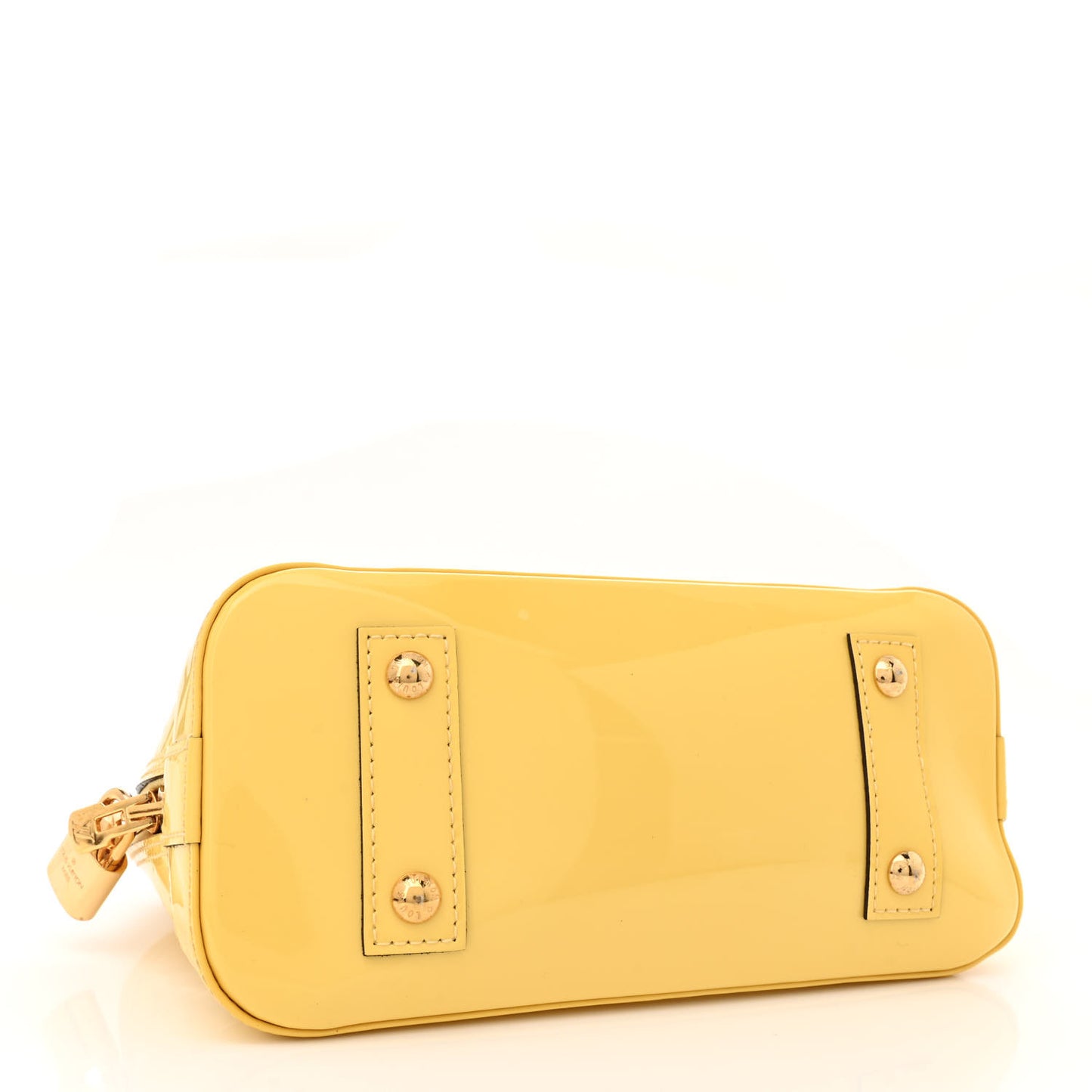 LOUIS VUITTON Vernis Alma BB Citrine