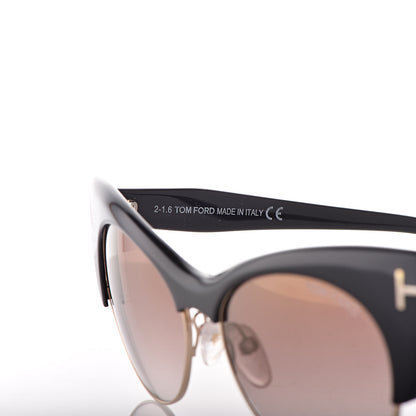 Tom Ford Lola Cat Eye Sunglasses TF387 Black 5 of 9