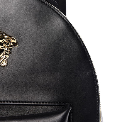 Versace Calfskin Palazzo Medusa Backpack Black 7 of 7