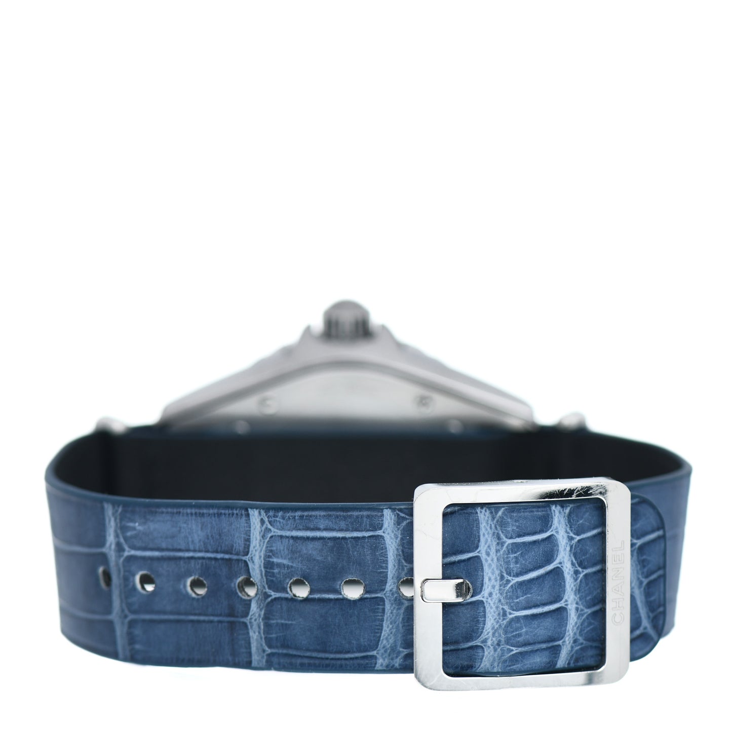Titanium Alligator 38mm J12 Automatic Watch Blue