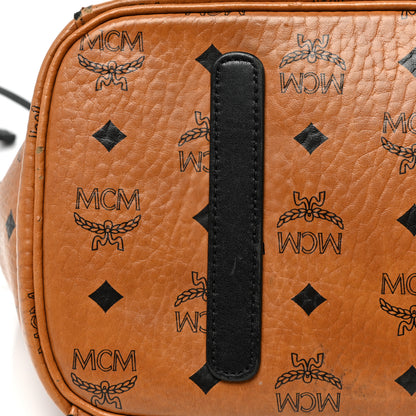 MCM Galaxy Visetos Medium Project Reversible Shopper Tote Cognac Multicolor 20 of 25