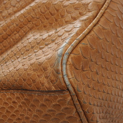 Mulberry Silky Snake Print Oversized Alexa Deer Brown 10 of 10