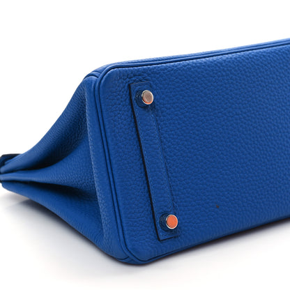 Hermes Togo Birkin 25 Bleu Zellige 8 of 12