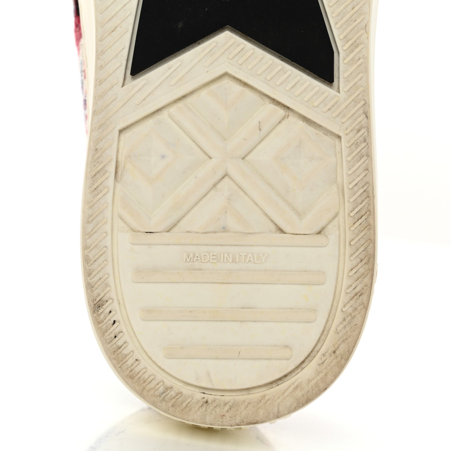 Christian Dior Cotton Floral Pop Embroidered Walk'N'Dior Low Top Sneakers 37 Red Multicolor 8 of 8