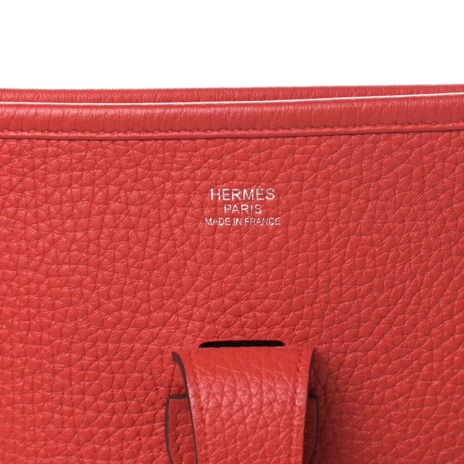 Hermes Taurillon Clemence Evelyne III GM Rouge Tomate 6 of 13