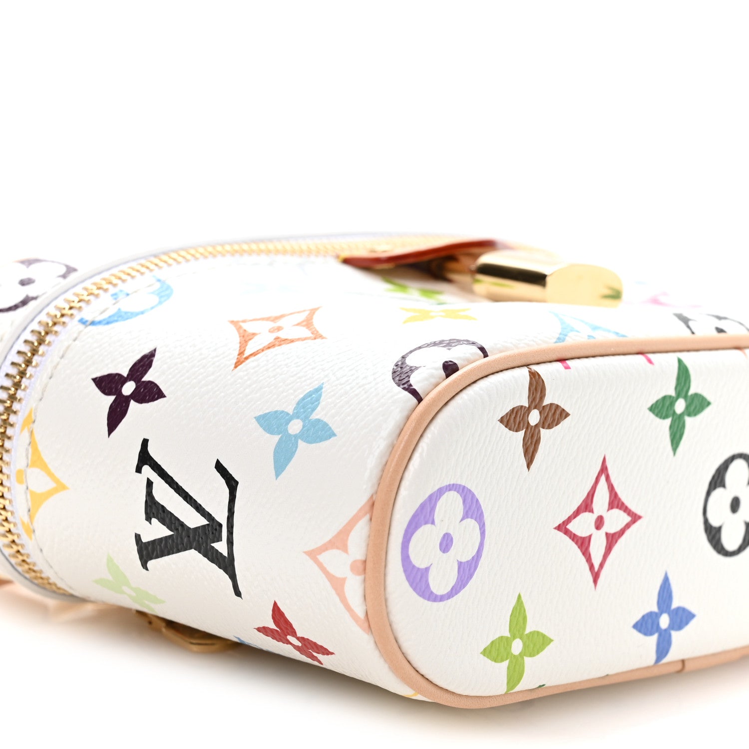 Louis Vuitton LV x TM Monogram Multicolor Vanity Chain Pouch White 8 of 10