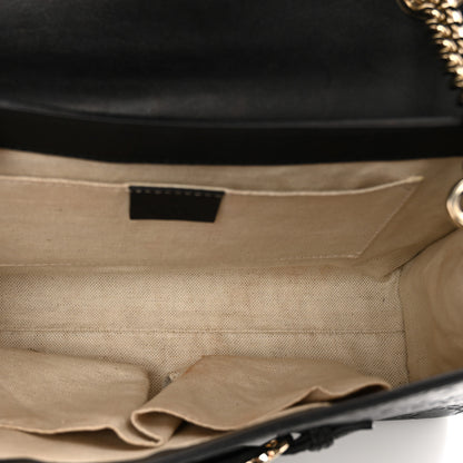 Gucci Guccissima Medium Emily Chain Shoulder Bag Black 6 of 13