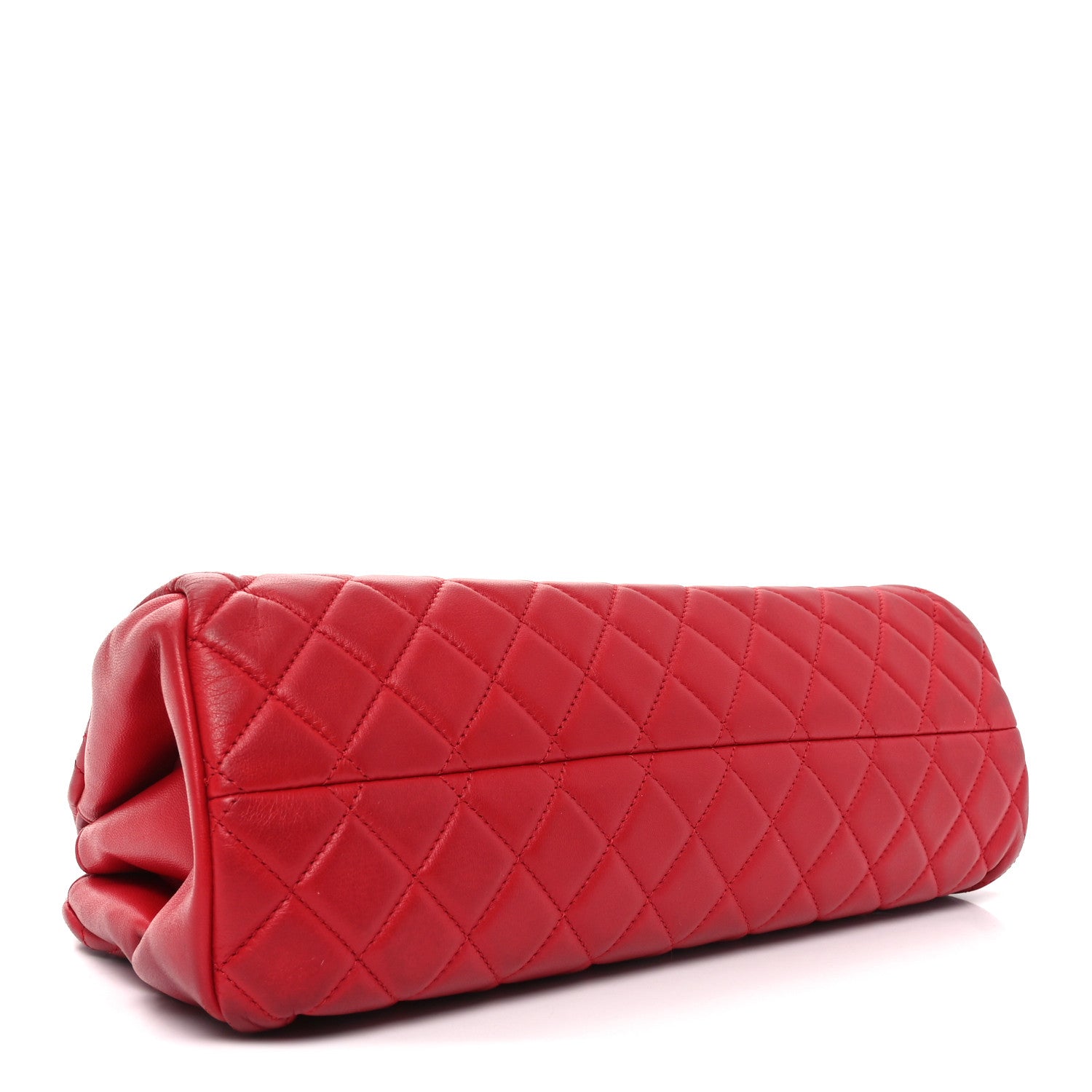 Chanel Lambskin Quilted Medium Just Mademoiselle Red 4 of 10