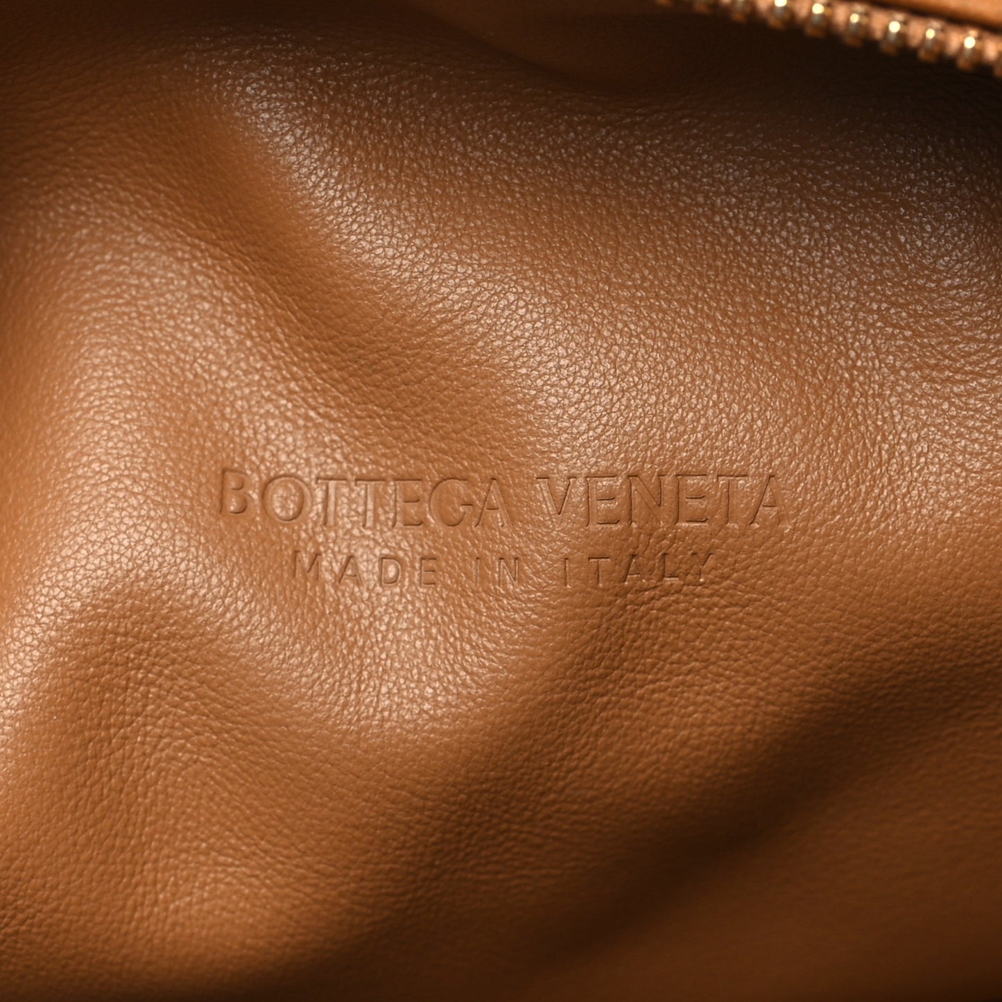Nappa Intrecciato Teen Jodie Hobo Caramel