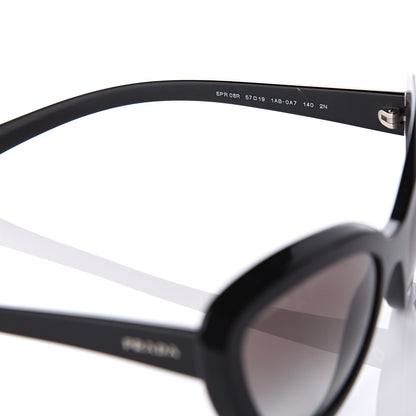 Prada Cat Eye Sunglasses SPR 08R Black 6 of 8