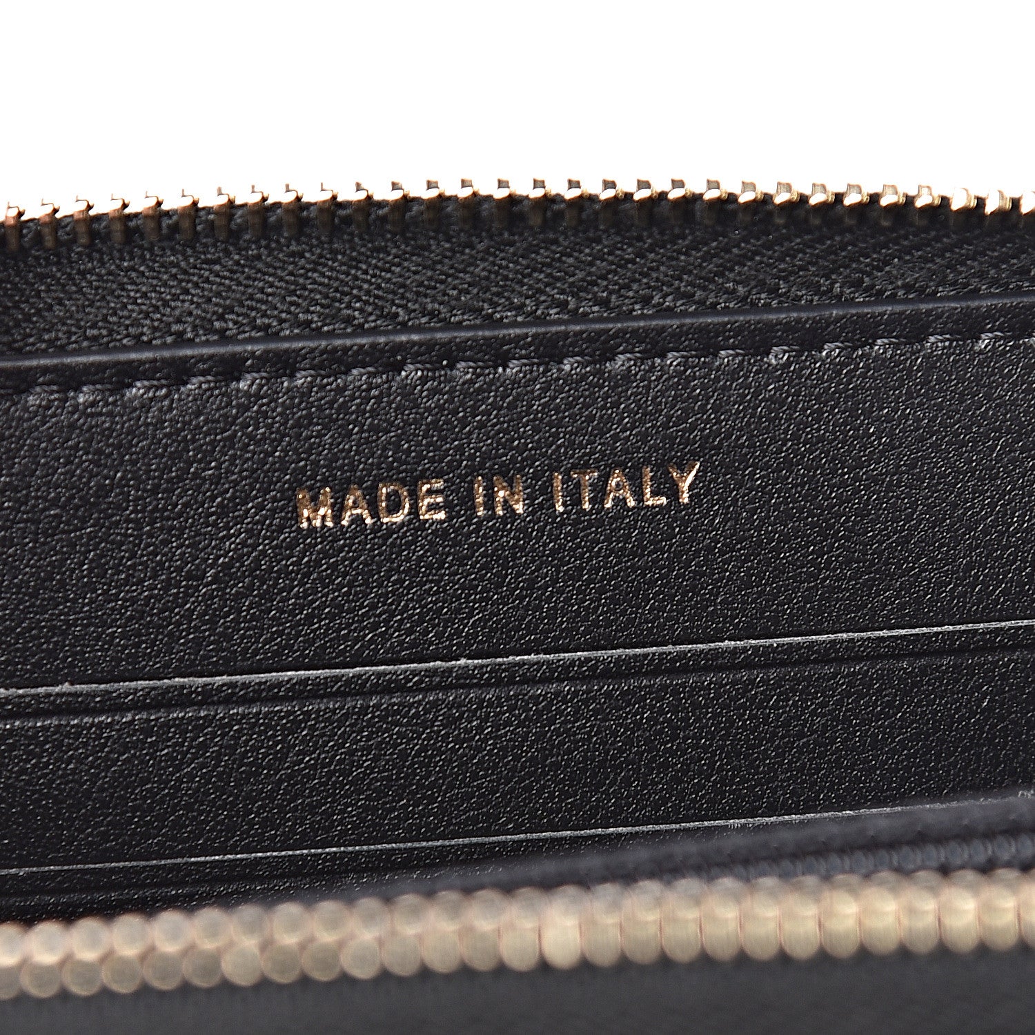 Chanel Caviar Quilted Small Filigree Zip Around Wallet Beige Black 7 of 9