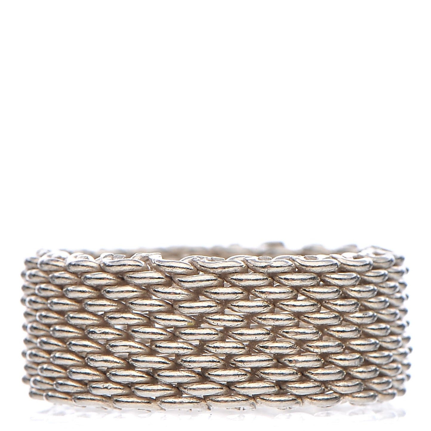 Sterling Silver Mesh Somerset Ring 57 8