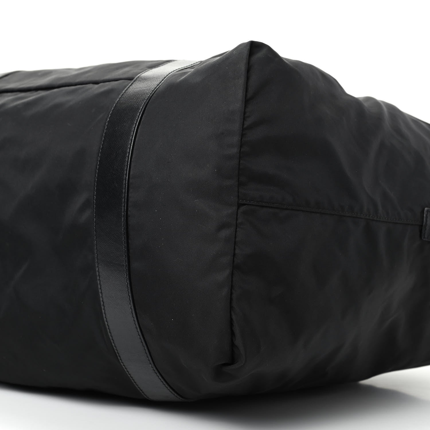 Prada Tessuto Nylon Saffiano Carry On Travel Bag Black 6 of 10