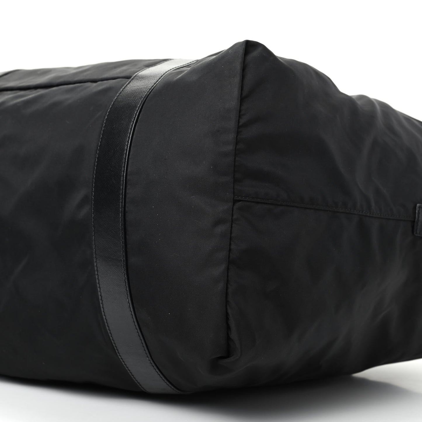 Tessuto Nylon Saffiano Carry On Travel Bag Black