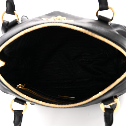 Prada Tessuto Nylon Saffiano Small Tote Black 5 of 9