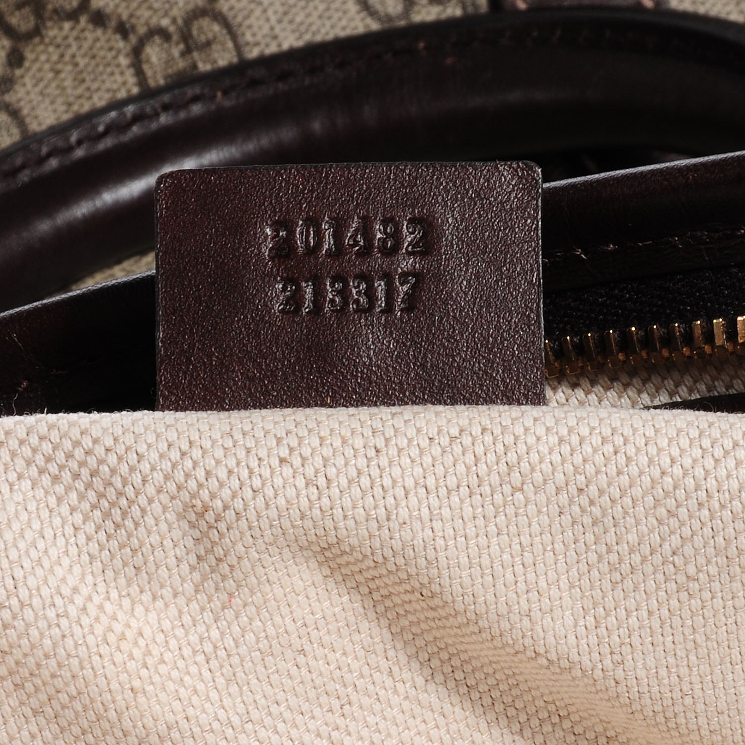 Gucci GG Supreme Monogram Large Joy Tote Bag Brown 7 of 7