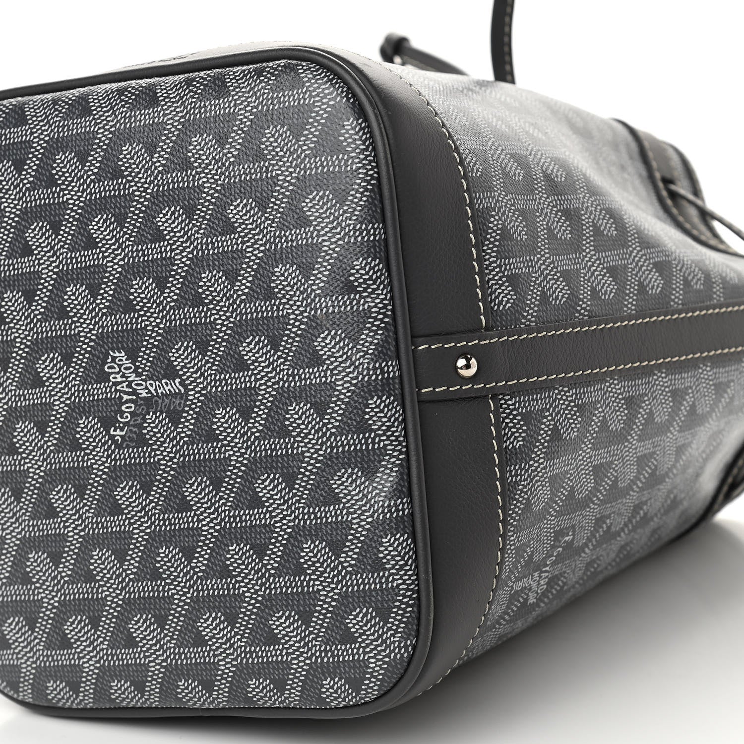 Goyard Goyardine Petit Flot Bucket Bag PM Grey 6 of 10