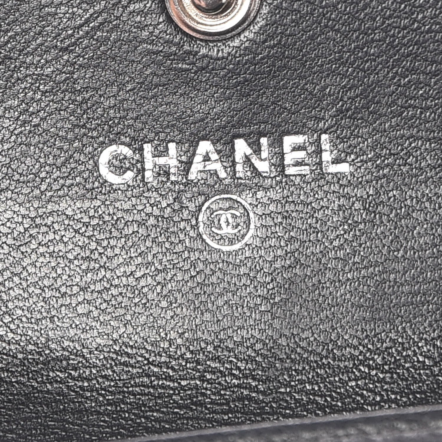 Chanel Lambskin Quilted Flap Card Holder Black 10 of 11