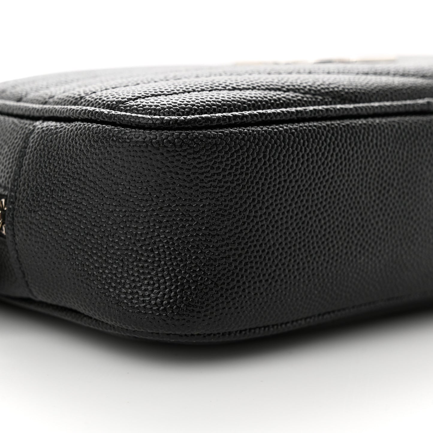 Grain De Poudre Matelasse Monogram Mini Lou Camera Bag Black