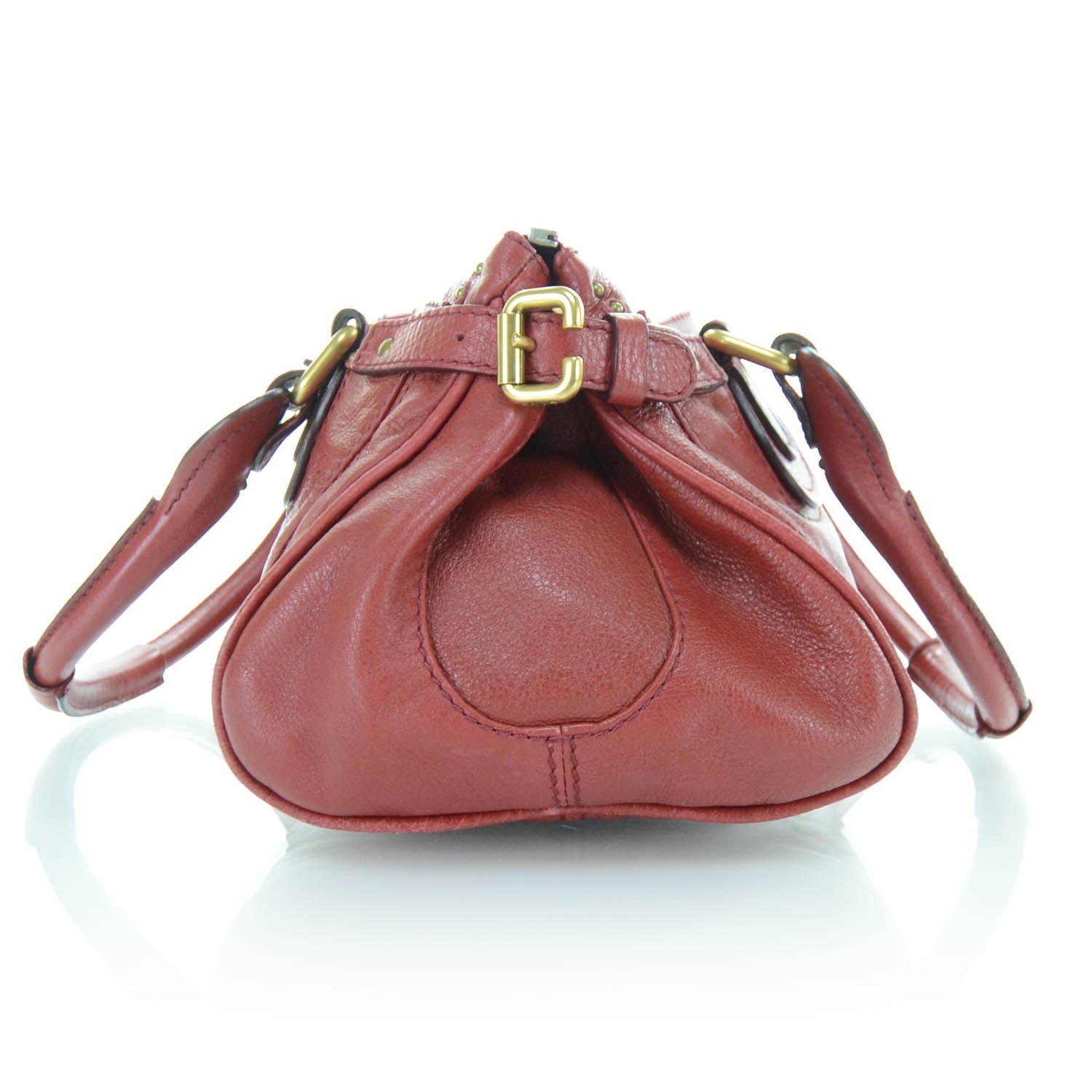 Chloe Leather Paddington Satchel Red 6 of 10