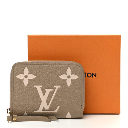 Louis Vuitton Empreinte Monogram Giant Zippy Coin Purse Tourterelle Creme 7 of 7