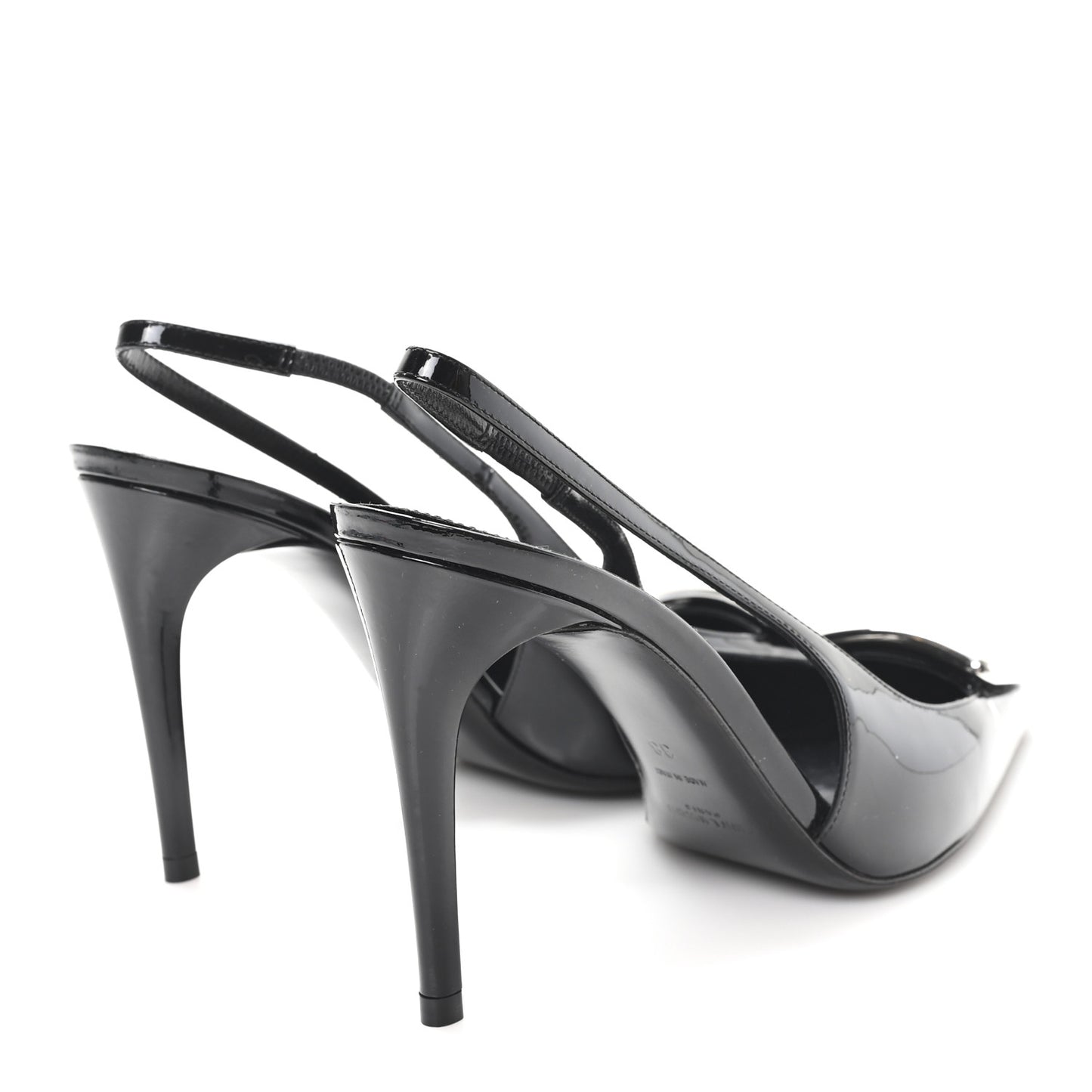 Vernice Grupy Avenue 95 Slingback Pumps 38 Black