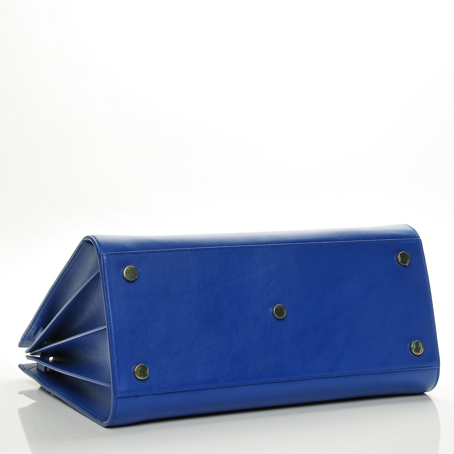 Saint Laurent Calfskin Large Sac De Jour Carryall Royal Blue 4 of 7