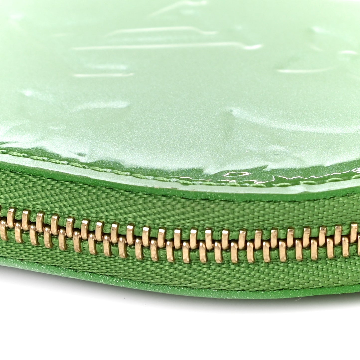 Vernis Heart Coin Purse Vert Tonic