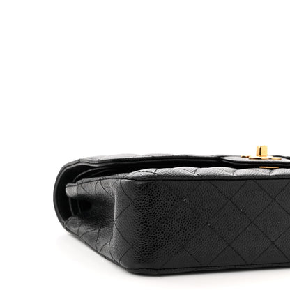 Chanel Caviar Quilted Medium Double Flap Black 9 of 11