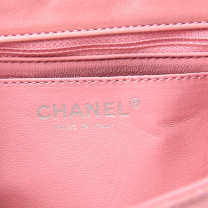 Chanel Lambskin Quilted Mini Square Flap Pink 6 of 13