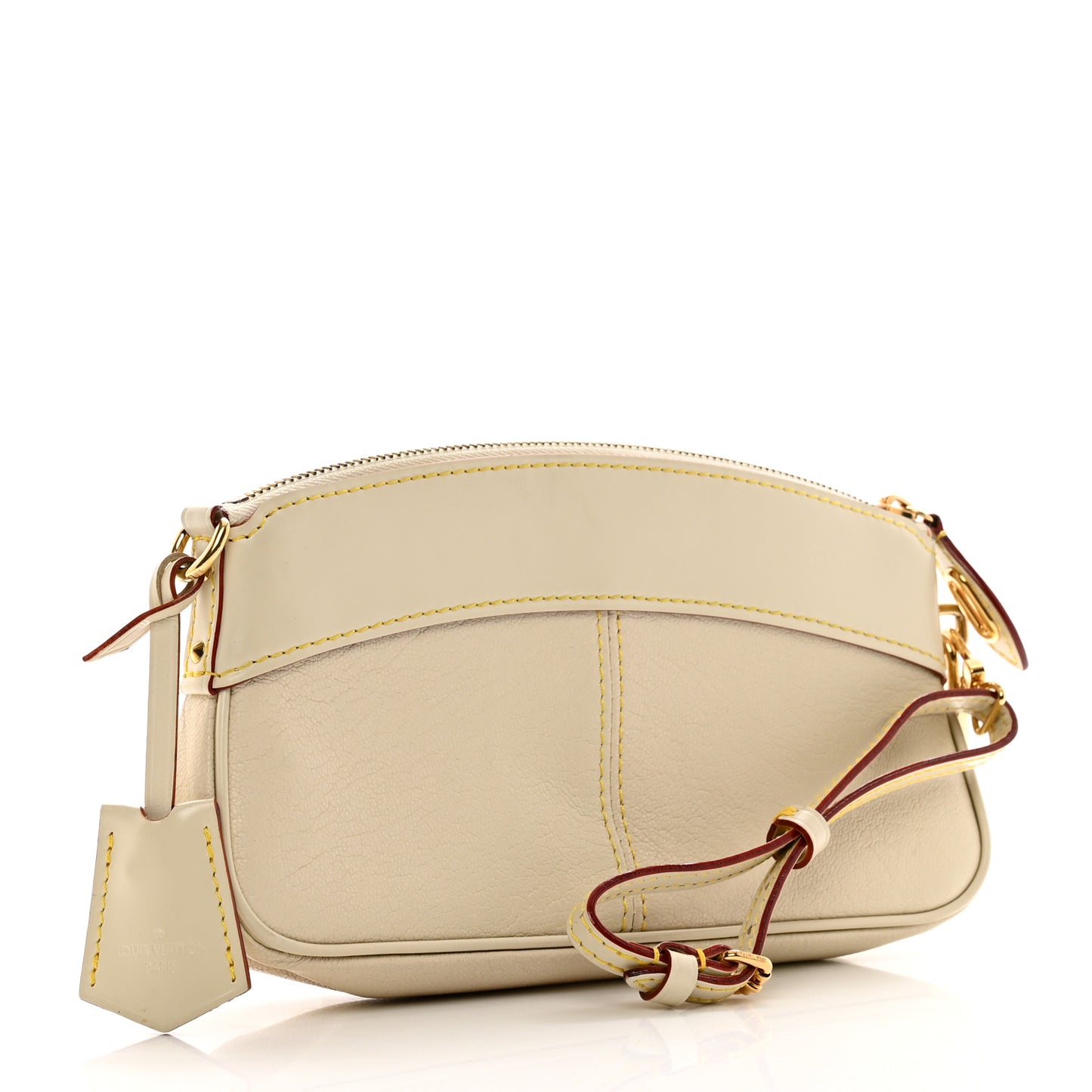 Suhali Lockit Clutch White