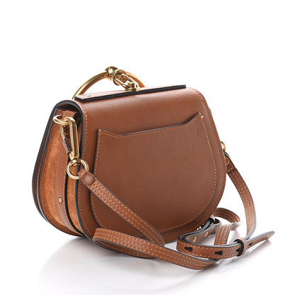Chloe Calfskin Suede Small Nile Bracelet Bag Caramel 2 of 8