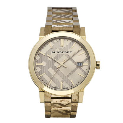 Burberry Stainless Steel 38mm The City Quartz Watch Champagne BU9038 1 of 8