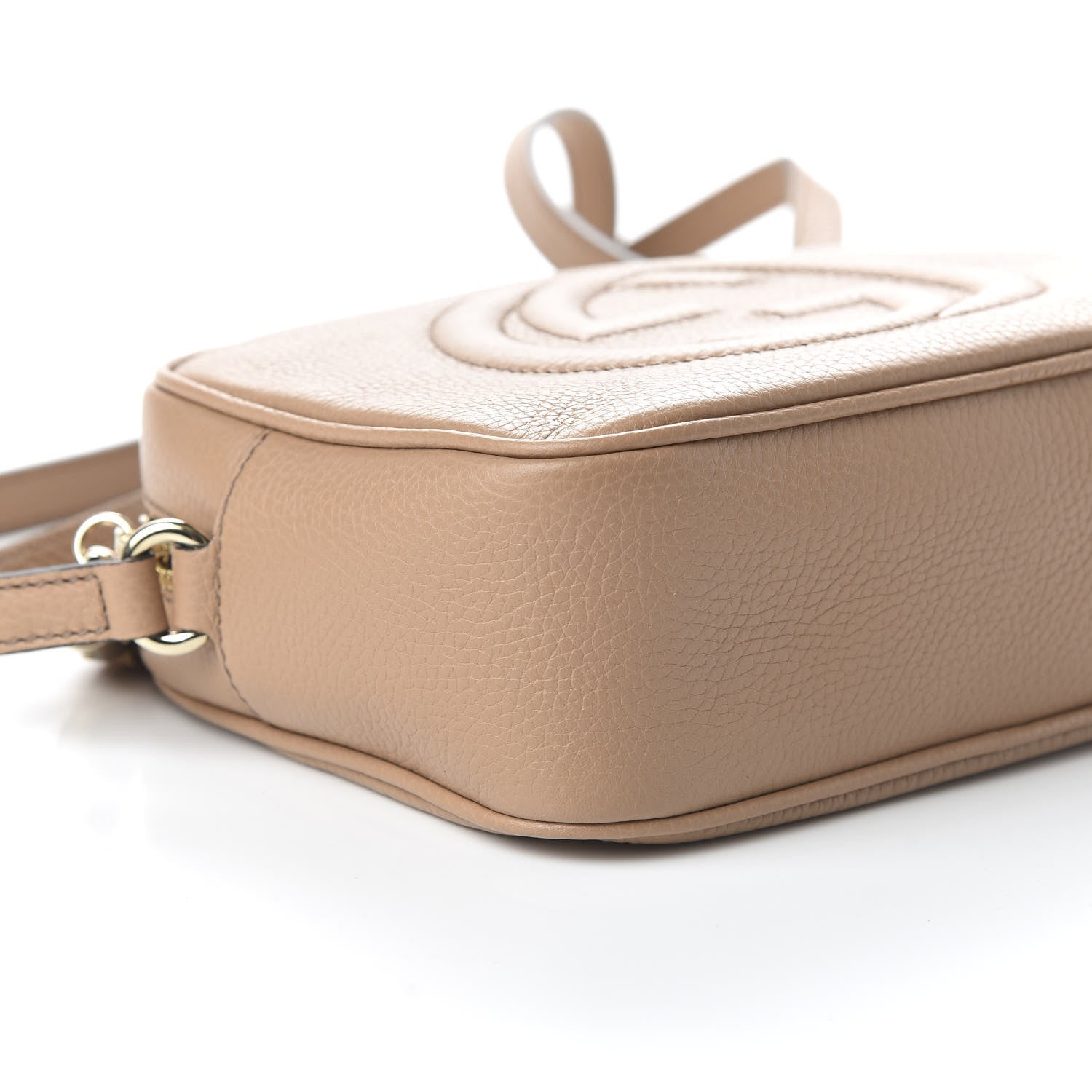 Gucci Pebbled Calfskin Small Soho Disco Bag Camelia 6 of 10