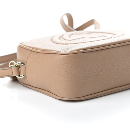 Gucci Pebbled Calfskin Small Soho Disco Bag Camelia 6 of 10