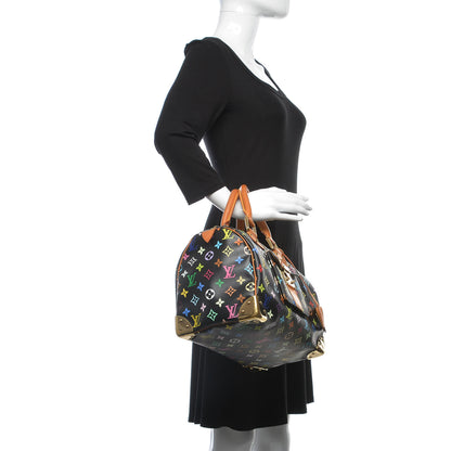Louis Vuitton Monogram Multicolor Speedy 30 Black 2 of 18