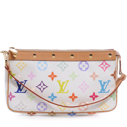 Louis Vuitton Monogram Multicolor Pochette Accessories White 1 of 8