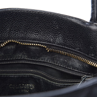 Chanel Caviar Quilted Medallion Tote Black 14 of 25