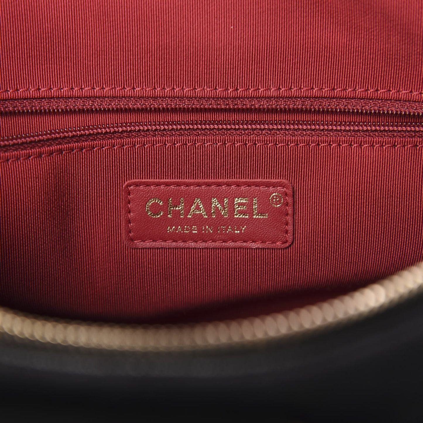 Grained Calfskin Lambskin Quilted Large Bowling Bag Black