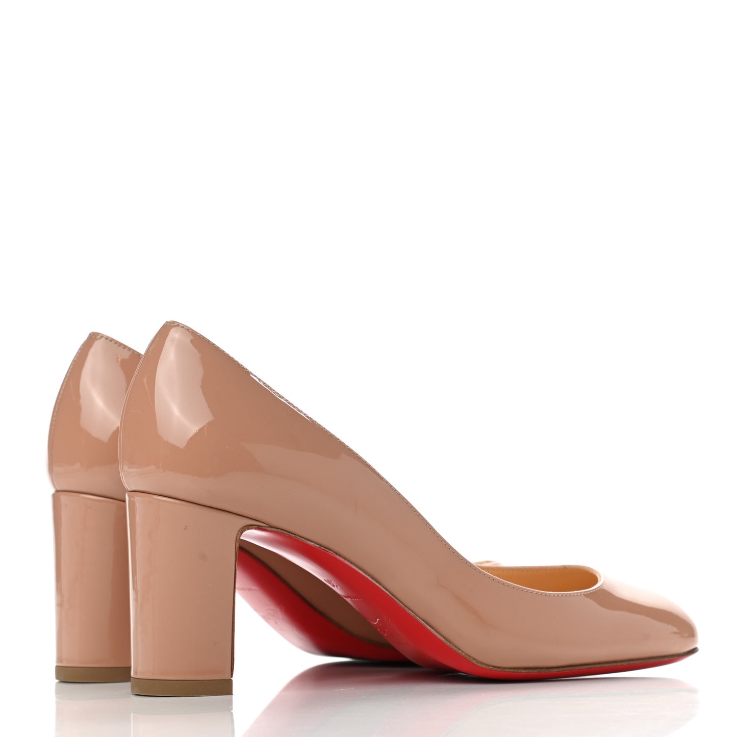 Patent Cadrilla 70 Pumps 36 Nude