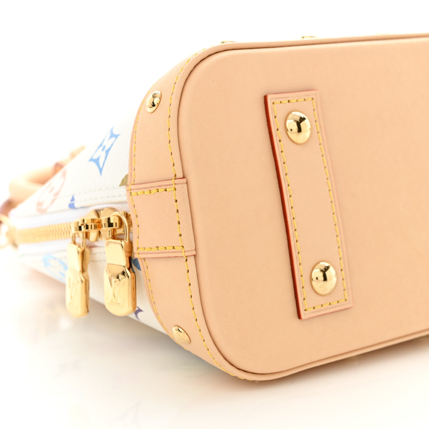 Louis Vuitton LV x TM Monogram Multicolor Alma BB White 9 of 11