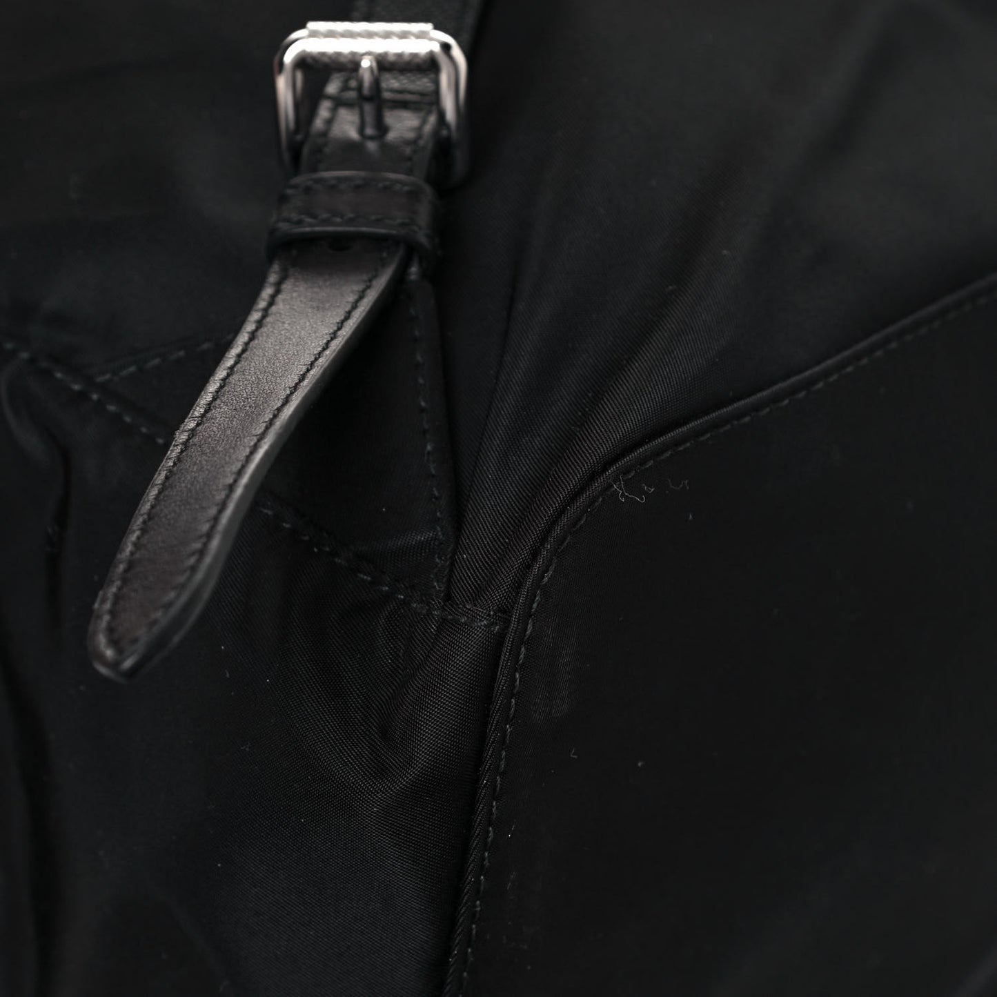 Nylon New Vela Studded Backpack Black