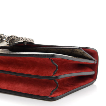 Gucci GG Supreme Monogram Small Dionysus Shoulder Bag Red 9 of 11