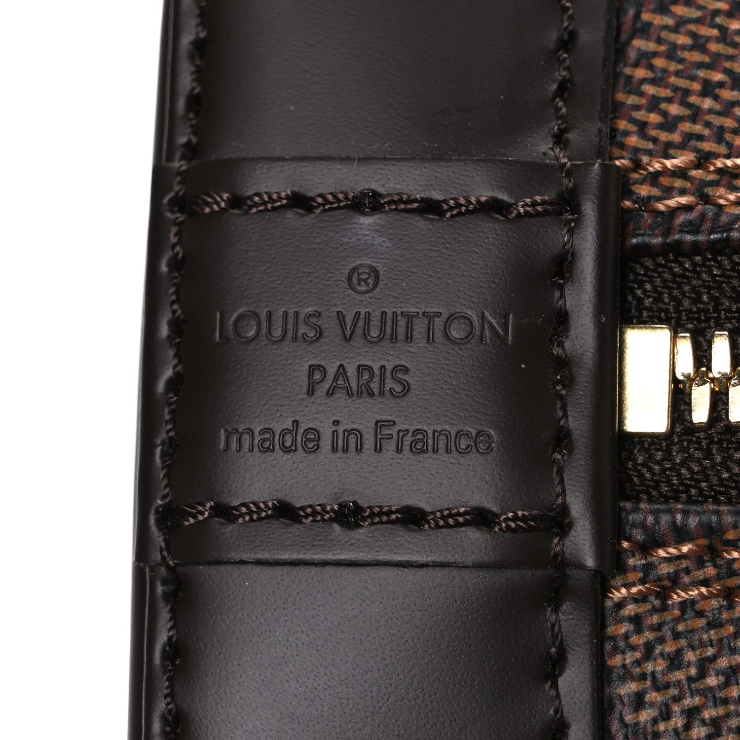Louis Vuitton Damier Ebene Alma BB 6 of 9