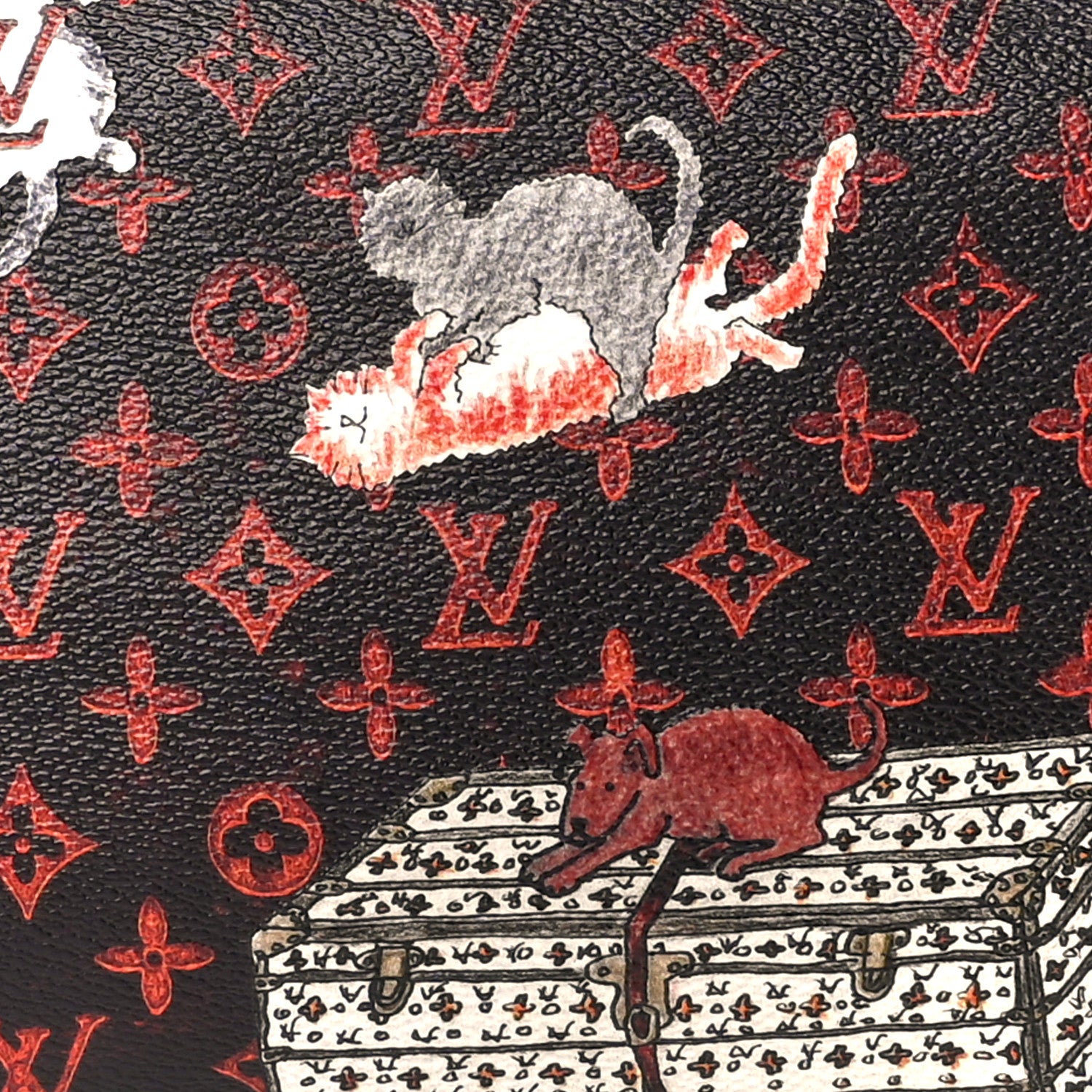 Louis Vuitton Catogram Speedy Bandouliere 30 Marron 12 of 14