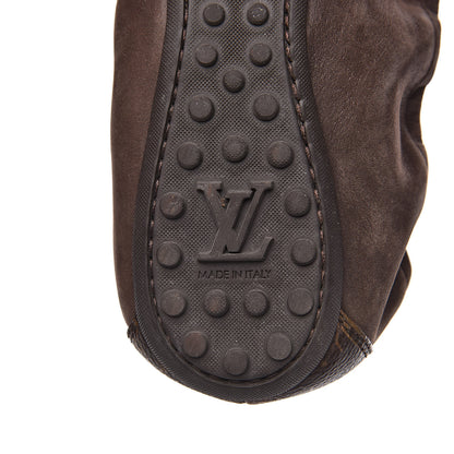 Louis Vuitton Monogram Suede Lucky Ballerina Flats 39 Brown 8 of 8