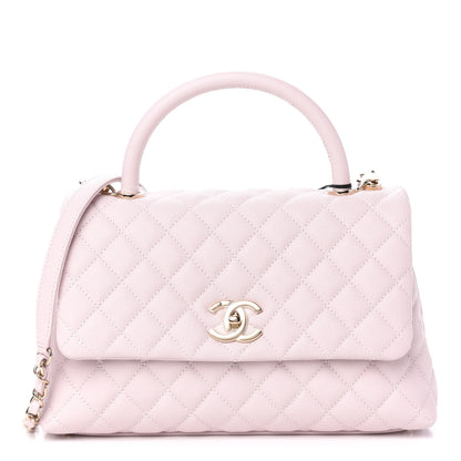 Chanel Caviar Quilted Small Coco Handle Flap Lilas Lilac 1 of 11
