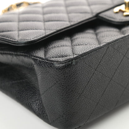 Chanel Caviar Quilted Medium Double Flap Black 9 of 15