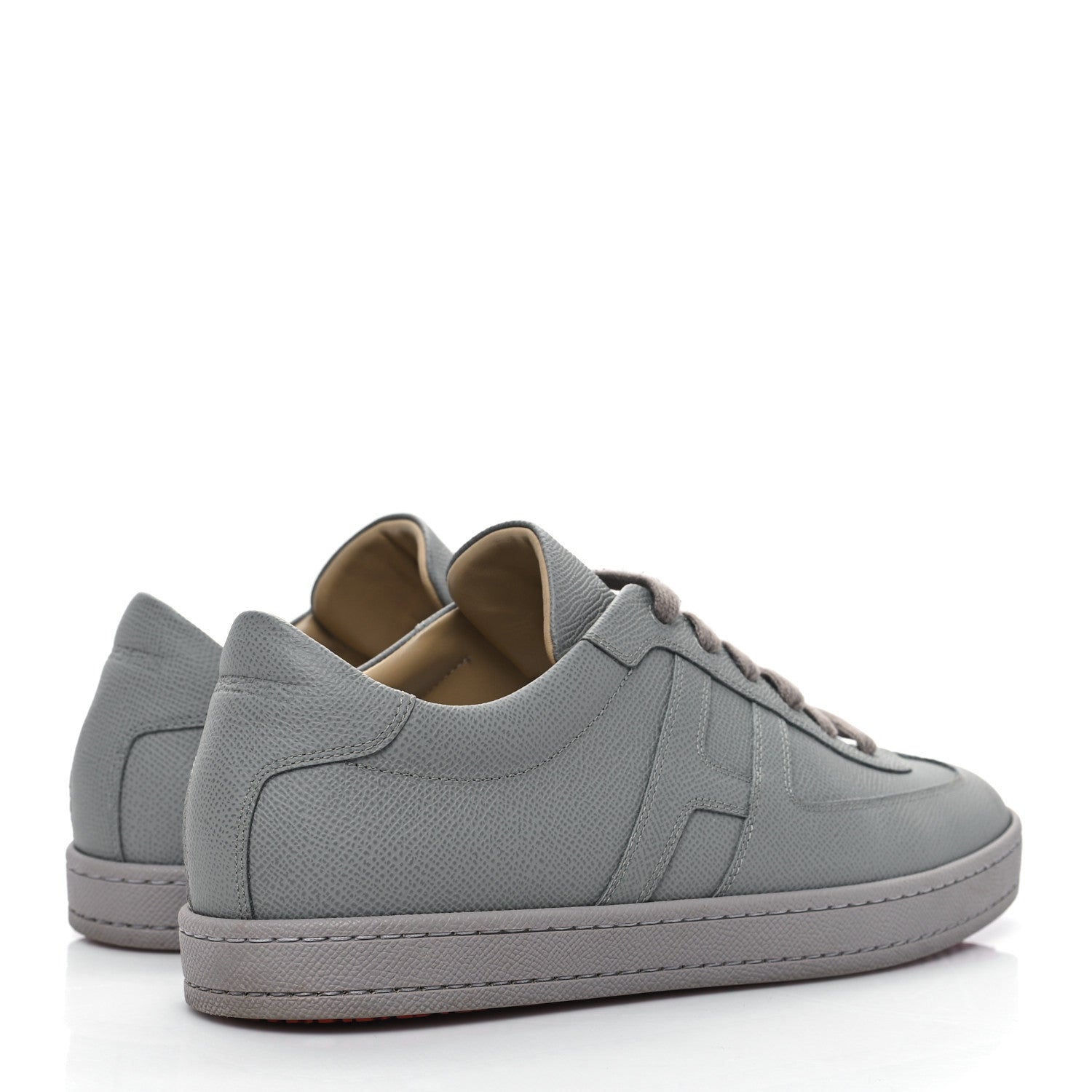 Hermes Epsom Mens Boomerang Sneakers 42 Gris Mouette 4 of 7