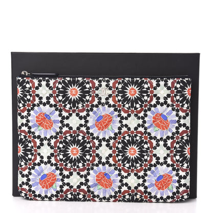 Chanel Coated Canvas Paris Dubai Medium Cosmetic Case Multicolor 8 of 8